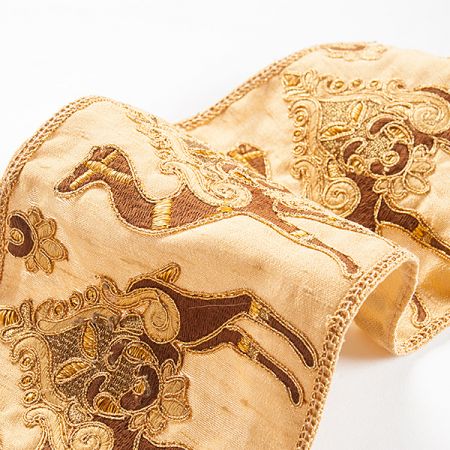 Stuha vyšívaná orientální vzor s velbloudy