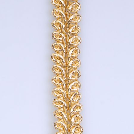 Prýmek leonský zlatý šíře 10 mm