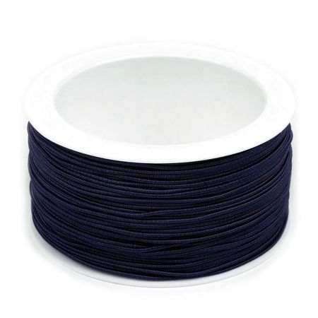 Guma pruženka kulatá 1,2mm klobouková tm.modrá