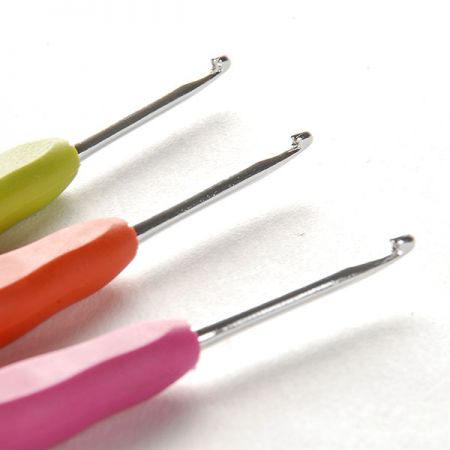 Háček kov se silikonovou ručkou vel. 3,5