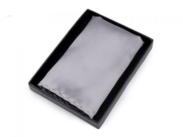 Kapesník saténový bez zdobení do saka