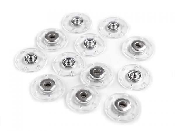 Designové patentky/druky průsvitné 20mm