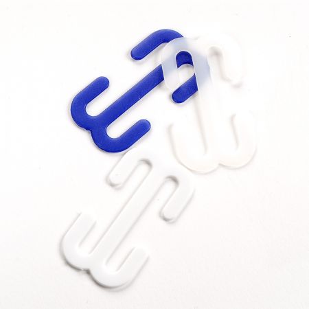 Spojka ramínková balení 3ks mix bílá, modrá, průsvitná