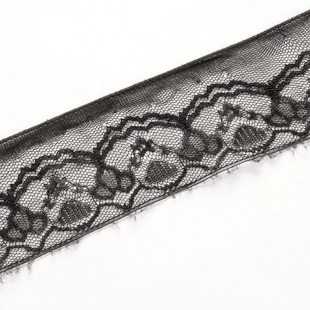 Krajka lem černá široká