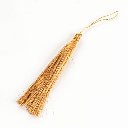 Střapec textilní ozdobný zlatý 