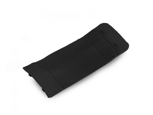 Prodloužení k podprsence šíře 38mm 2 řady/2 očka černá na gumě