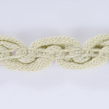 Pleteninová porta vlnky hráškově zelená