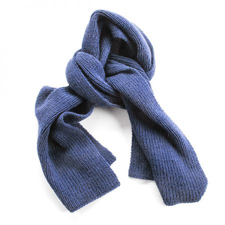 Šála pletená MarLen tmavě modrá
