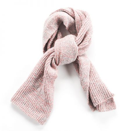 Šála pletená MarLen s melírovými pruhy