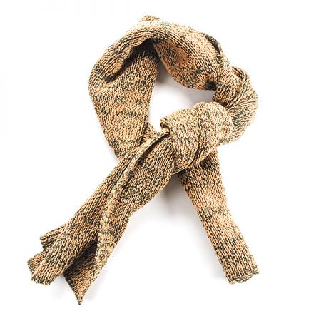 Šála pletená MarLen s melírovými pruhy