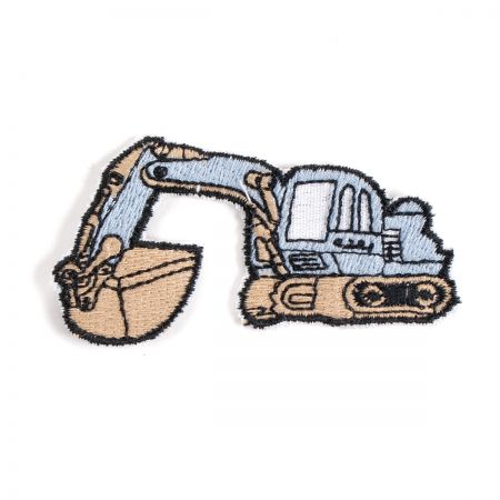 Nažehlovačka bagr modrá/béžová