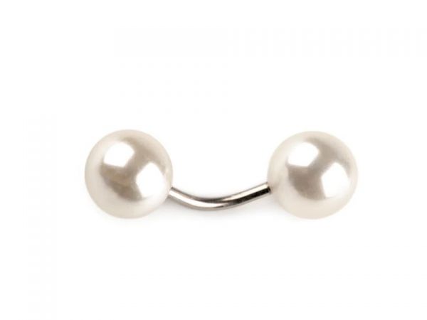 Ozdobné zapínání s perlou