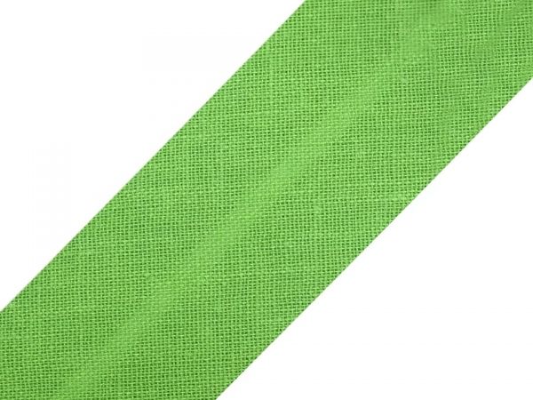 Šikmý proužek bavlna zažehlený 2cm světle zelený