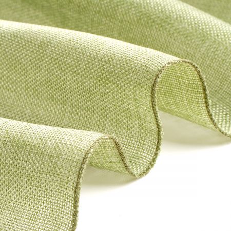 Stuha dekorační pás juta šíře 27 cm zelená