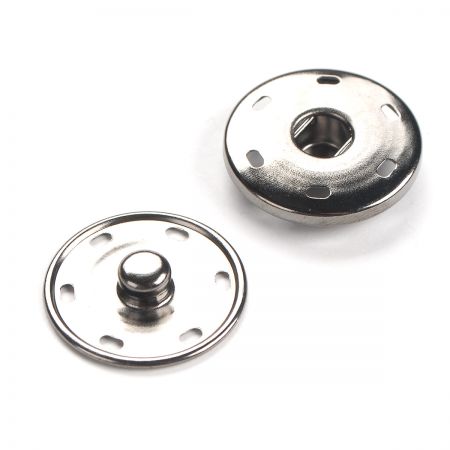 Patentky kovové velikost 25mm nikl tmavý