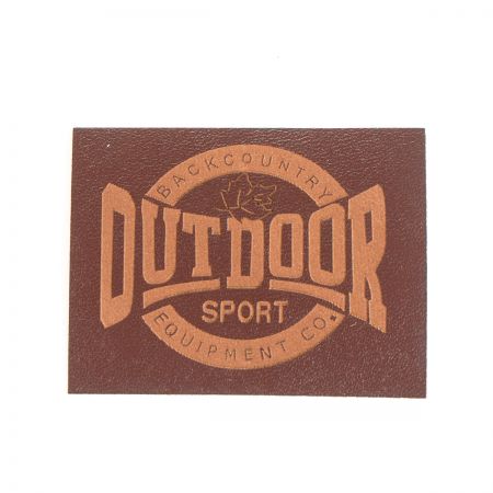 Nažehlovačka nápis Outdoor hnědá