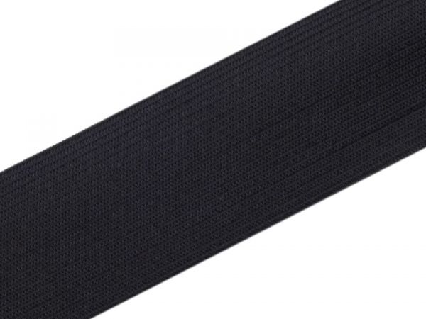Guma prádlová hladká šíře 40 mm tkaná černá