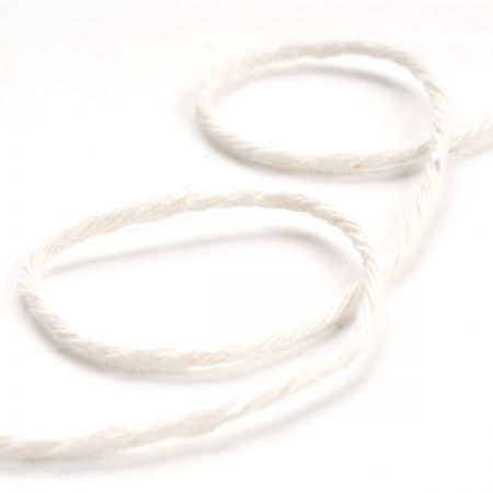 Bavlněná šňůra knot 100%BA Ø 3mm režná
