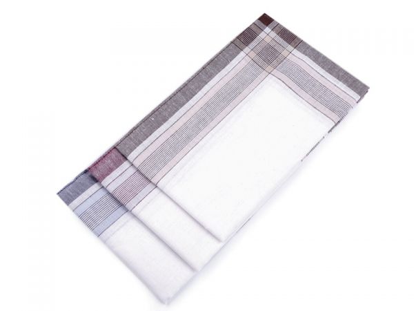 Kapesník pánský česaný světlý mix