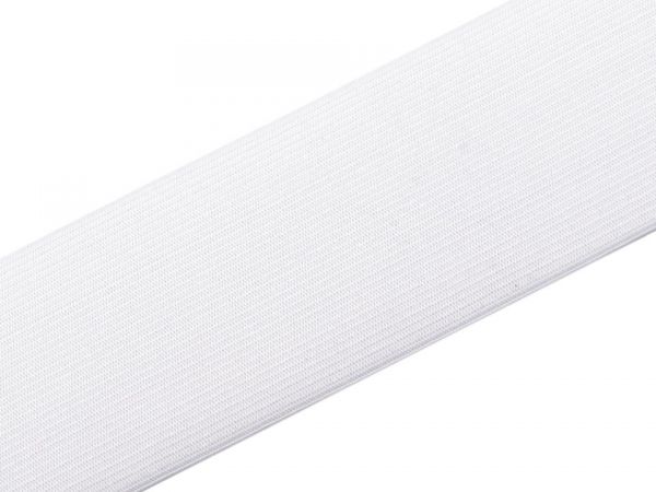 Guma prádlová pevná 50mm bílá