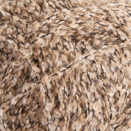 Pletací příze buklé MarLen směs vlna/kašmír sv.hnědá