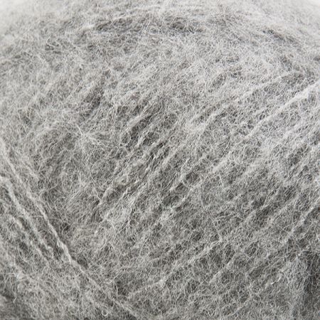 Vlna směs tenká mohérová příze MarLen šedá