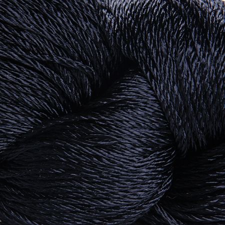 Viskozová pletací příze lesk černá