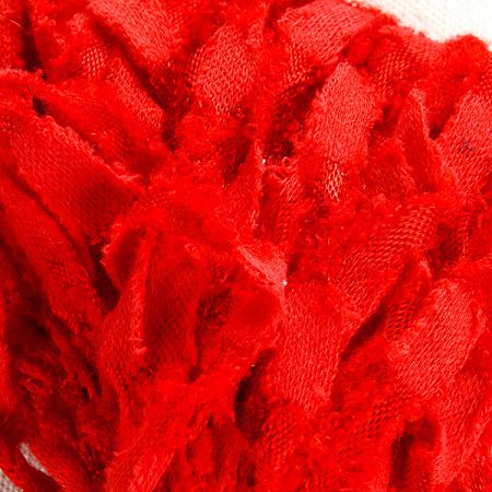 Bavlna směs viskoza stužková příze MarLen červená