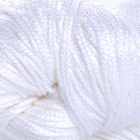 Viskozová pletací příze mat bílá