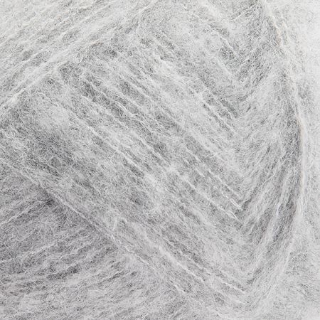 Mohérová pletací příze sv.šedý melír
