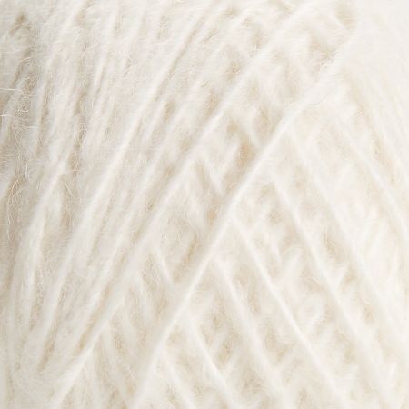 Pletací příze vlna alpaka směs MarLen lomená bílá