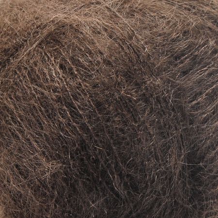 Mohérová pletací příze MarLen čokoládově hnědá