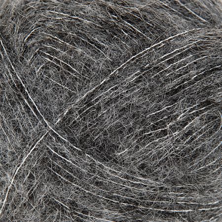 Mohérová pletací příze MarLen melír pepř a sůl