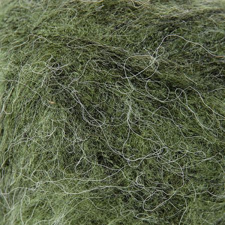 Mohérová směsová pletací příze MarLen zelený melír