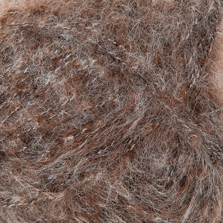 Mohérová pletací příze MarLen součky tm.hnědý melír