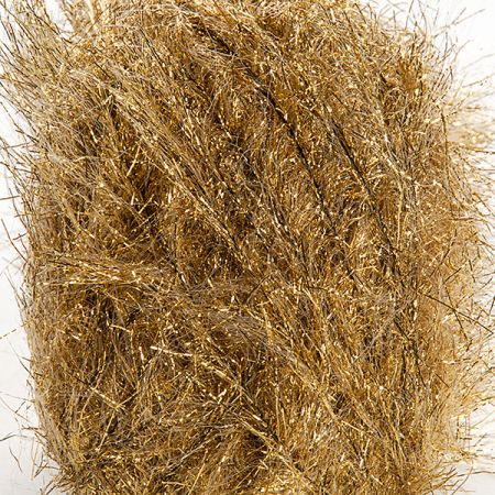 Efektní směsová příze MarLen dlouhý vlas zlatá