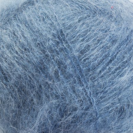Mohérová pletací příze směs MarLen ocelově modrá