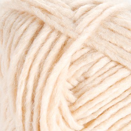Vlněná směsová pletací příze robusto krémová 