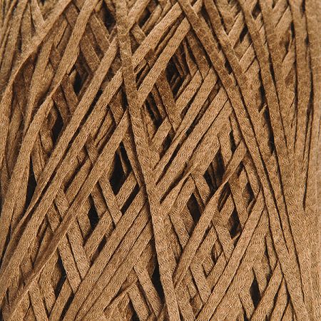 Bavlněná stužková příze tenká ořechově sv.hnědá