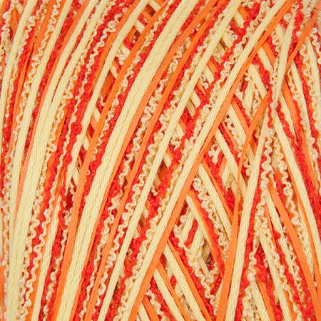 Bavlna směs příze MarLen žluto-oranžový melír