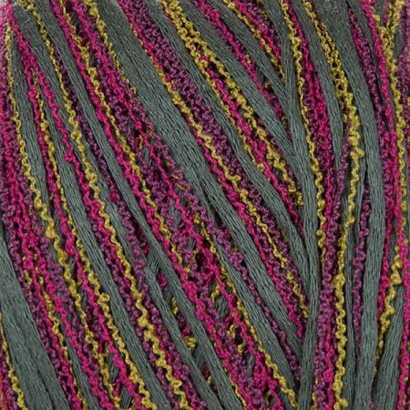 Bavlna stužková příze MarLen olivovo-vínový melír