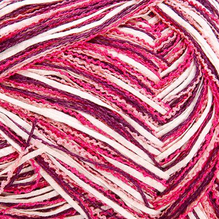 Bavlna směs stužková pletací příze MarLen růžový melír