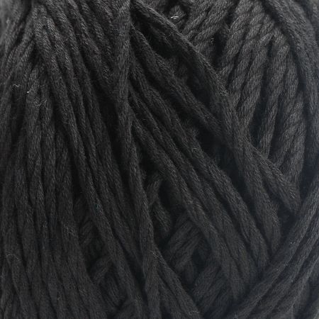 Bavlněná pletací příze vlnka černá