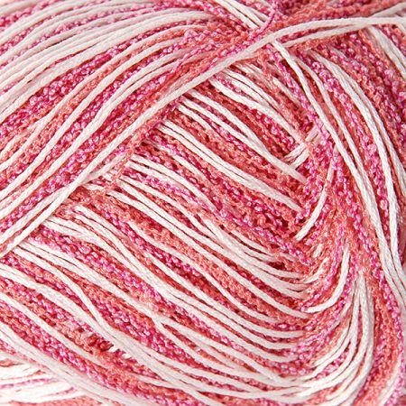 Bavlněná pletací příze MarLen růžovorůžový melír