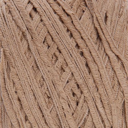 Efektní stužková pletací příze velbloudí barvy