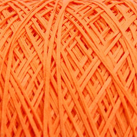 Bavlněná stužková pletací příze Marlen jasně oranžová