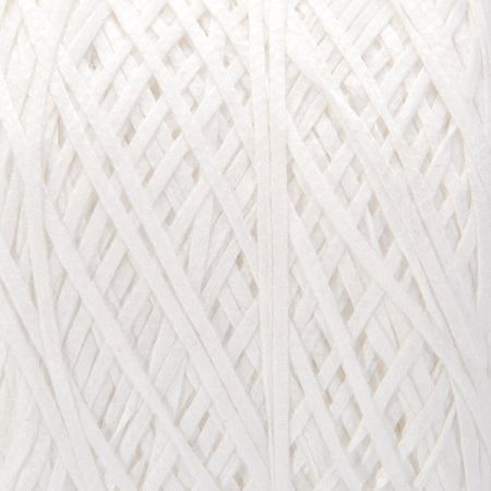 Stužková pletací příze MarLen tenká stužka bílá