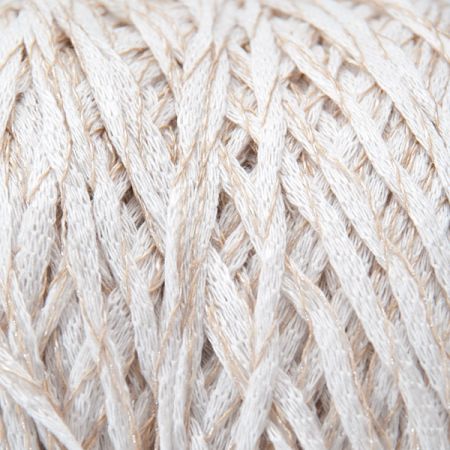 Stužková bavlněná příze Marlen smetanový melír