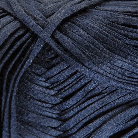 Bavlněná stužková pletací příze modrá