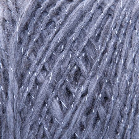Směsová pletací příze šedostříbrná barva